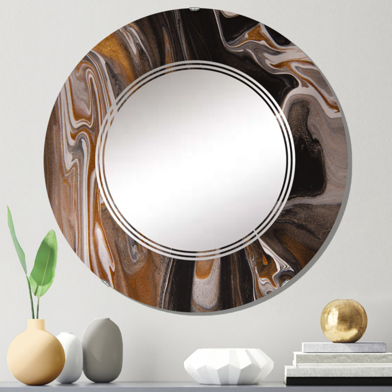 Circle Mirror, 24" x 24"