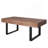 Rustic Industrial Wood Handcr Coffee Table