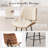 Faux Leather Upholstery Counter Stools for Bar with Ergonomic Back and Footrest-1713925320