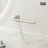 VIGO Satro 3-Piece Brushed Nickel Bathroom Hardware Set with 24-in Towel Bar, Toilet Paper Holder and Hand Towel Holder-124825264