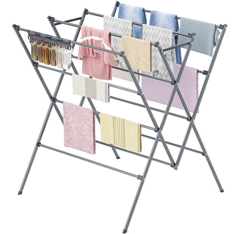 74cm Portable Wardrobe, Grey