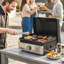Outsunny Single Burner Countertop, Portable 12500 BTU BTU Gas Grill