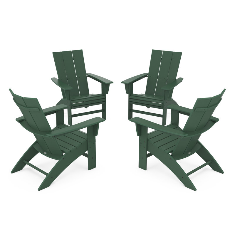 Chaise Adirondack POLYWOOD, Vert