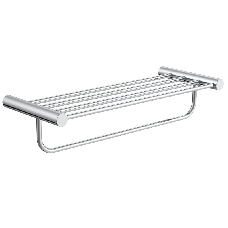 Porte-serviettes mural en chrome poli 22,8 po Arles, Chrome poli