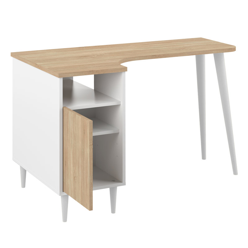 Nook L-Shape Secretary Desks, White