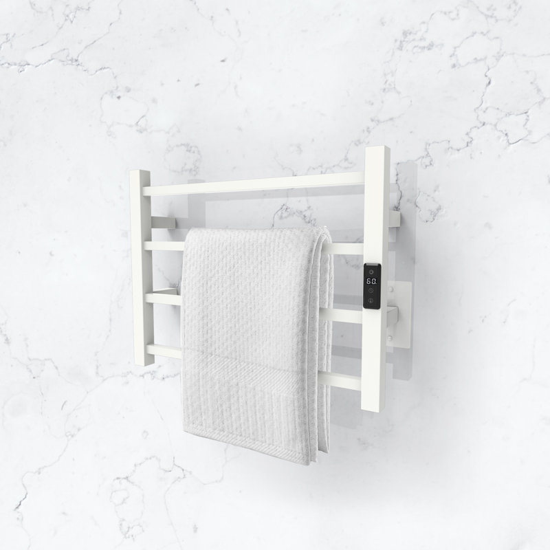 Kony wall-mounted towel warmer, Blanc mat