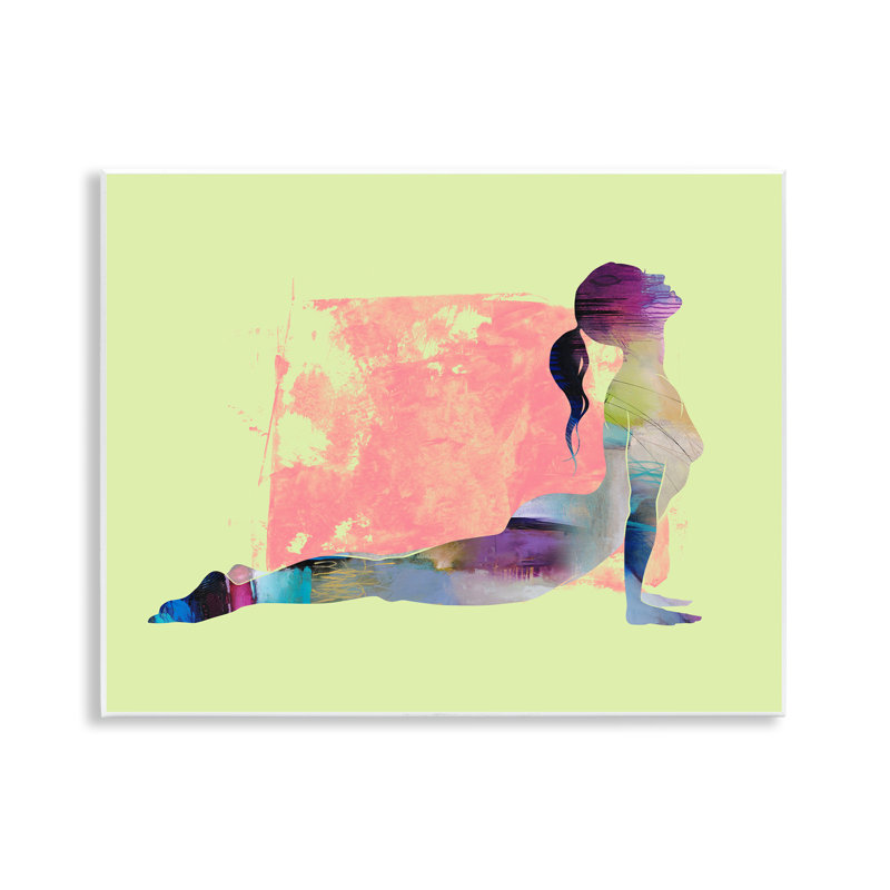 «Yoga Pose on Yellow» par Tim Parker