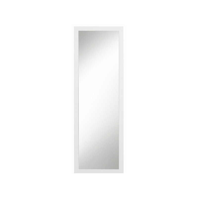 Jalessia Wood Flat Floor Mirror