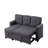 Sleeper, Reversible  Basic Sectional Sofa Sofa Sofa With Storage Chaise-2062273415
