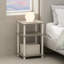 Table de chevet à 3 niveaux Ebern Designs Just Turn-N-Tube-492983708-507845850