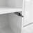 Modern White Gloss Sideboard Cabinet With Advanced LED Light And Powerful Storage