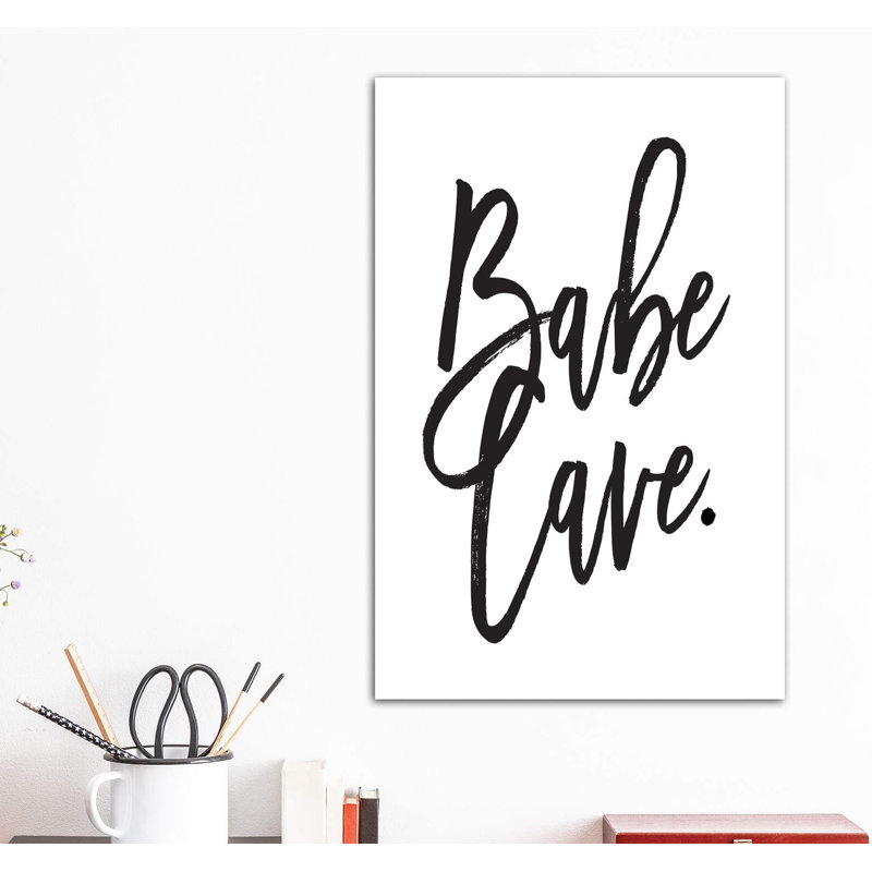 Babe Cave II - Wrapped Canvas Print, 30.48 cm H x 45.72 cm W