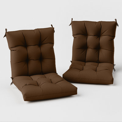 Anjelyka 22"W X 22"D Outdoor Cushions 5" Indoor And Outdoor Seat/Back Cushion by Hokku Designs