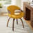 Afra 21.26'' W Swivel Polyester Upholstered Dining Arm Chair (Set Of 2)-1850992425