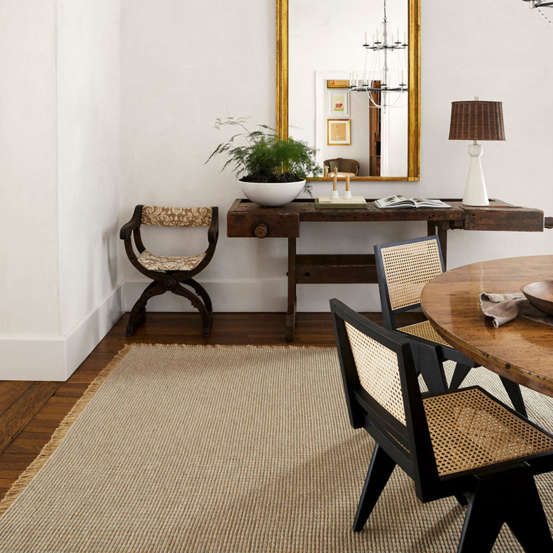 Tan Modern Rug, Geometric Easy to Clean Rug For Living Room, Dining Room, Bedroom & Kitchen, Rectangle 160 x 213 cm