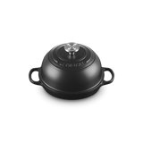 Le Creuset Enameled Cast Iron Signature Round Bread Oven 9.5In - Licorice Crucible Ss Knob