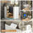 Elara 4-Drawer Narrow Slim Storage Cart Bathroom Storage Cabinet Mobile Storage Organizer