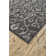 Tapis ikat en laine et coton gris
