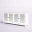 Buffet 71 po avec portes en miroir Alayna, blanc