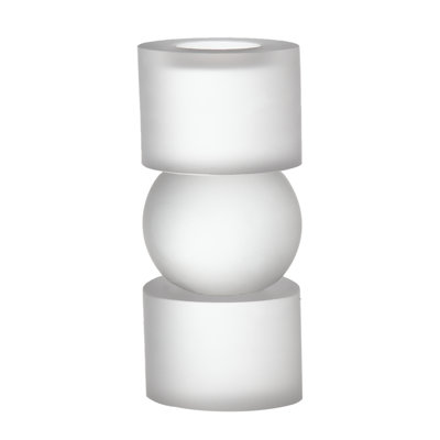 D3.1X7.1" Palisade Small Glass Candle Holder