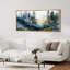 «Woodland Forest Landscape Mystical Forest Path Watercolor Landscape Retro», reproduction d'art sur toile encadrée-98041908-111568096