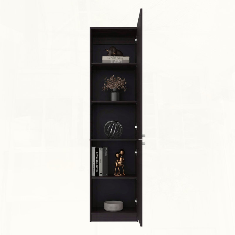Tall Bookcase Storage Cabinet
