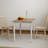 Modern Farmhouse Rectangular Solid Wood Dining Table-737888478
