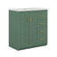 Ensemble de meuble-lavabo 30 po avec lavabo en céramique et porte à 3 tiroirs-1257265177