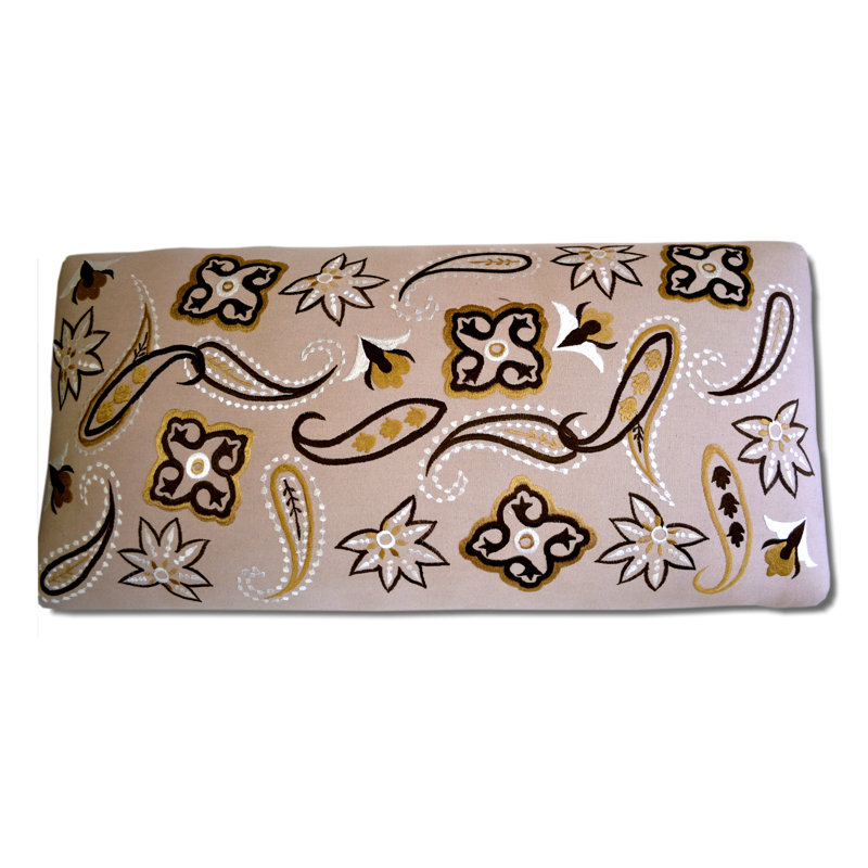 Banc rembourré en bois Juaita