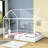 Full Metal House Bed-1599567124
