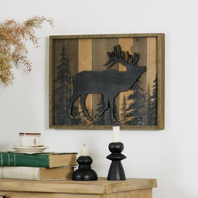 Forest Deer Calling In The Woods Wall Decor