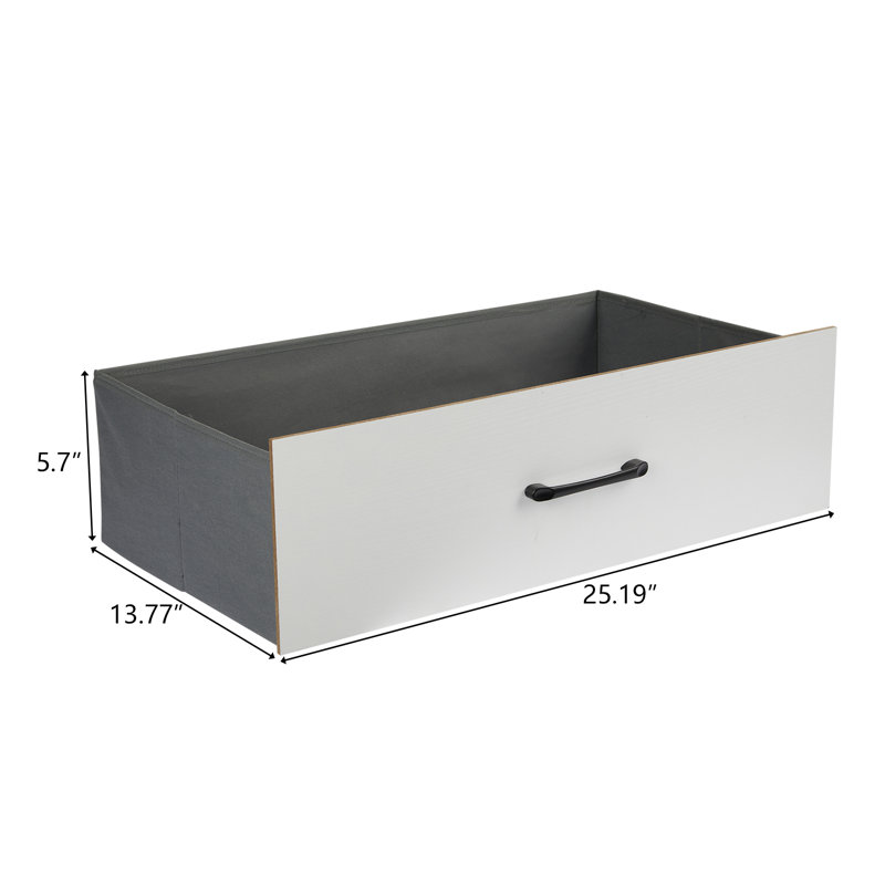 Teddy 27.55'' W 5 - Drawer Dresser, White
