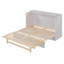Grand lit escamotable avec grands tiroirs