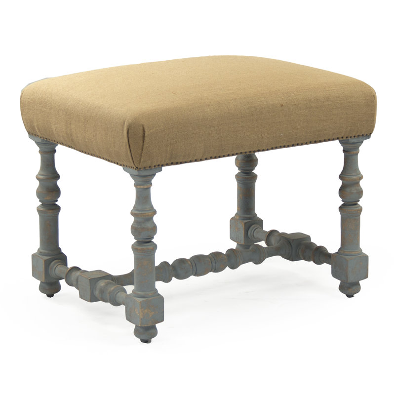 Jeanne Solid Wood Accent Stool