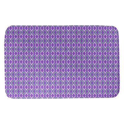 Tapis pour salle de bain diamants Leffel