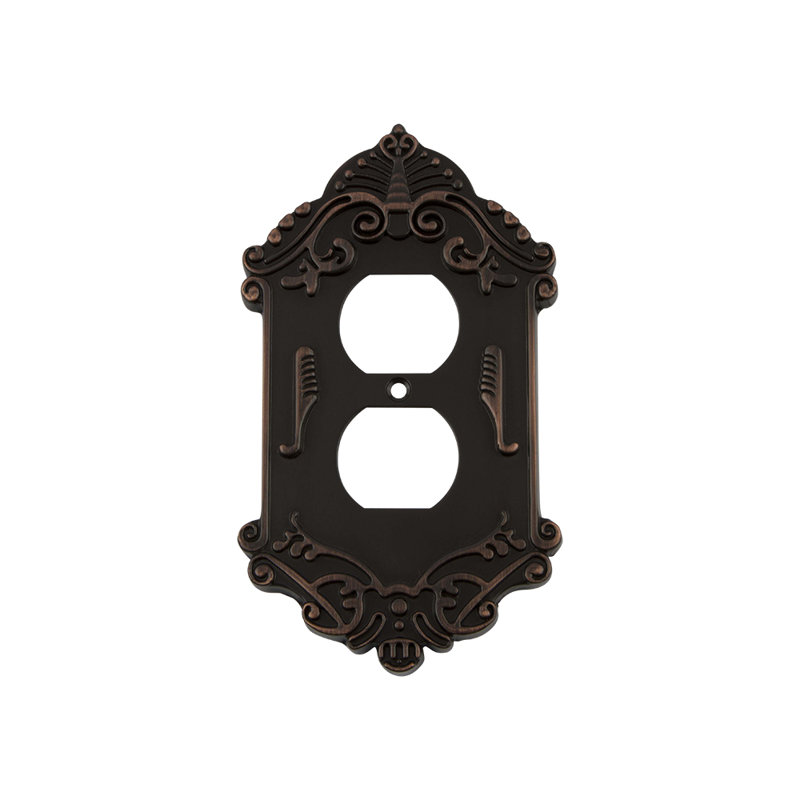 Plaque murale Victorian 1-Gang, Bronze intemporel