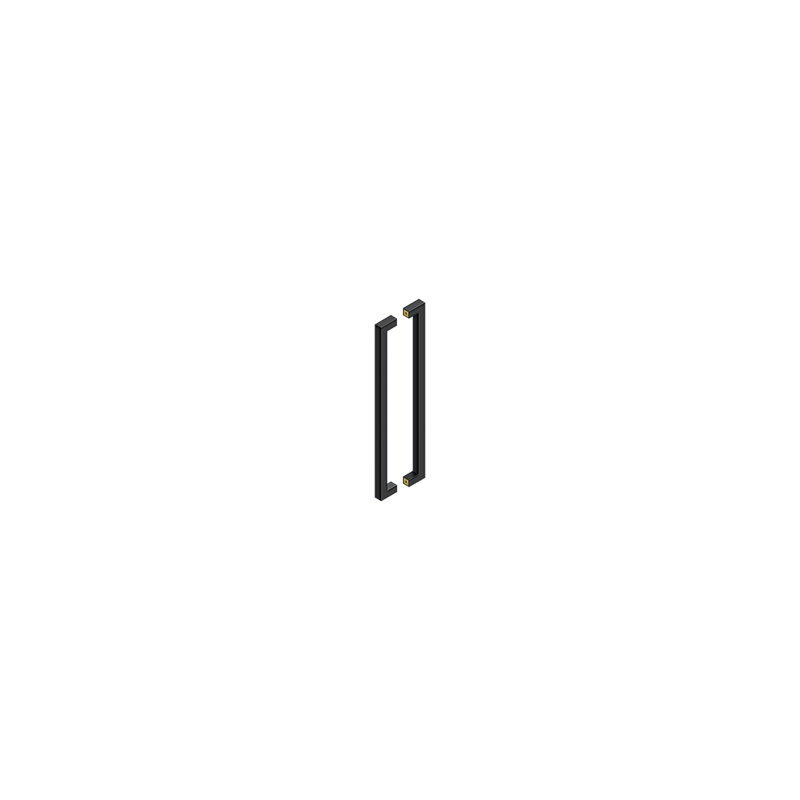 Deltana SSPBB2410U32D 24" Contemporary Pulls, Back-To-Back in Brushed Stainless, Brushed Stainless