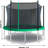 Sportspower TruJump 12' Round Trampoline with Safety Enclosure & with Lifetime Warranty on Jump Mat-87655204