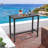 Counter Height 36.97'' Iron Bar Table-159474300-166947702