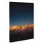 The Moon Above Nebraska in Abstract - Wrapped Canvas-55301847