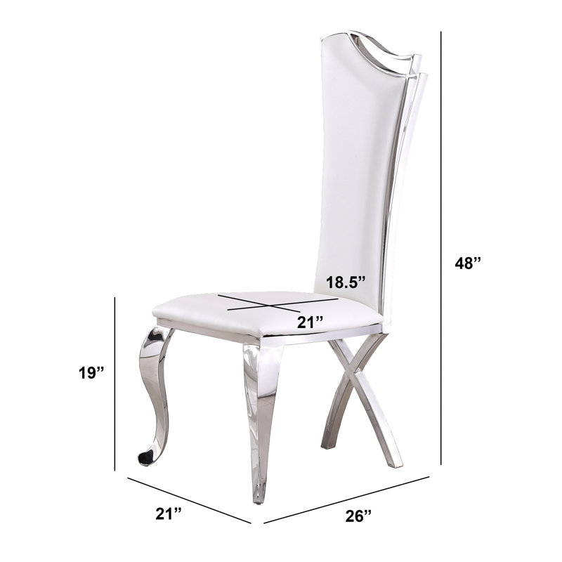 Ensemble de salle à manger 5 pièces Marchand, Blanc