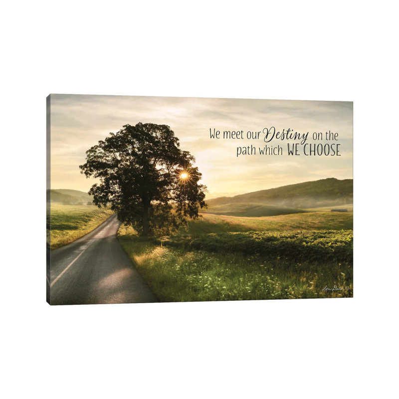 Destiny 1 Piece Wrapped Canvas Painting, 30.48 cm H x 45.72 cm W