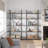 Bookshelf, 5 Tier Shelf Bookcase, Tall Bookshelf with Storage-2043694992