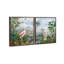 Oliver Gal Paradise Chinois Duo Animal Landscape - Heavy Gel Top Coat Framed Canvas Art-1297685424-1297685426