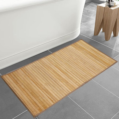 Noetzel Bamboo Non-Slip Bath Mat
