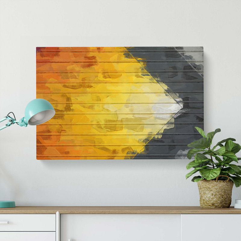 Follow Me in Abstract - Wrapped Canvas, 40cm H x 60cm W x 3cm D