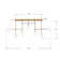 Anusca 7 - Glass Modern Orb Linear Chandelier