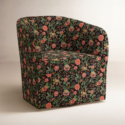 Chaise pivotante Pembroke en cacao Gracie