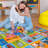 Looney Tunes ABC Jobs Object Educational Fun Learning Game Non Slip Kids Rug Classroom Playroom Mat-70614698