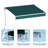 BESUNYST 63.6'' Fabric Cover Retractable Patio Awning-97881882-63927404